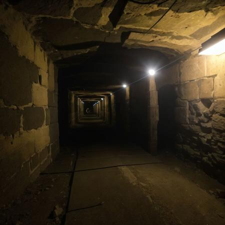 <lora:liminalspaces2:1>,  liminalspaces, 

A dark, foreboding mine with narrow tunnels and flickering lights. The sense of claustrophobia and potential danger is palpable as the camera navigates the tight space.