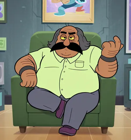 El Bigote - Victor and Valentino illustrious