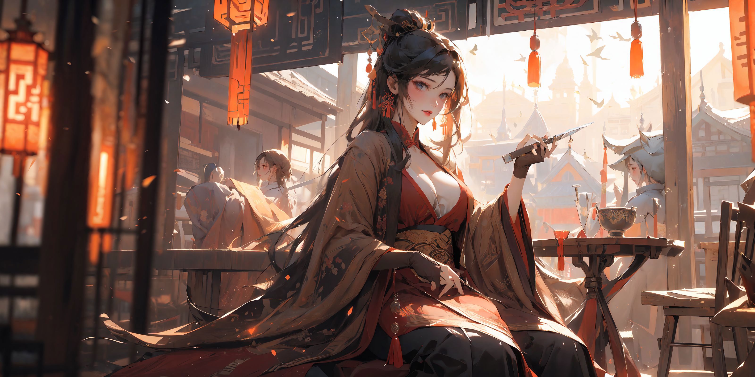 侠女/Chinese swordswoman /国风 LORA image by chosen