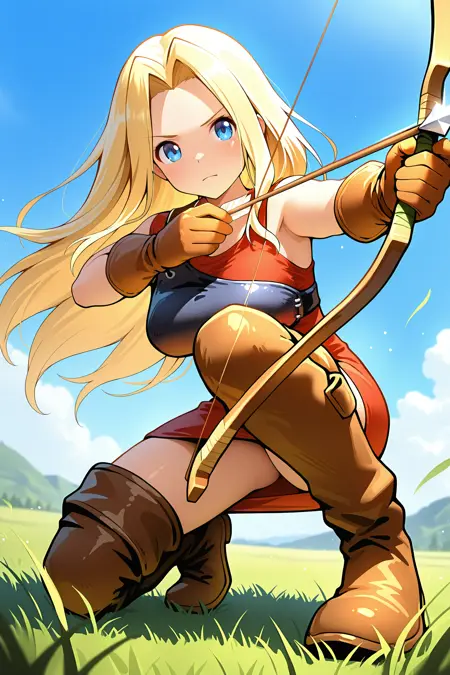 Final Fantasya Archer(弓使い) Costume illstrius