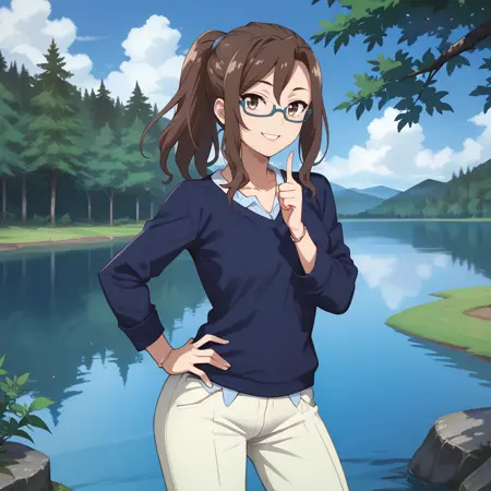 Sanae Kouzuki 香月早苗 // Pony Character LoRA // Sakura Quest サクラクエスト