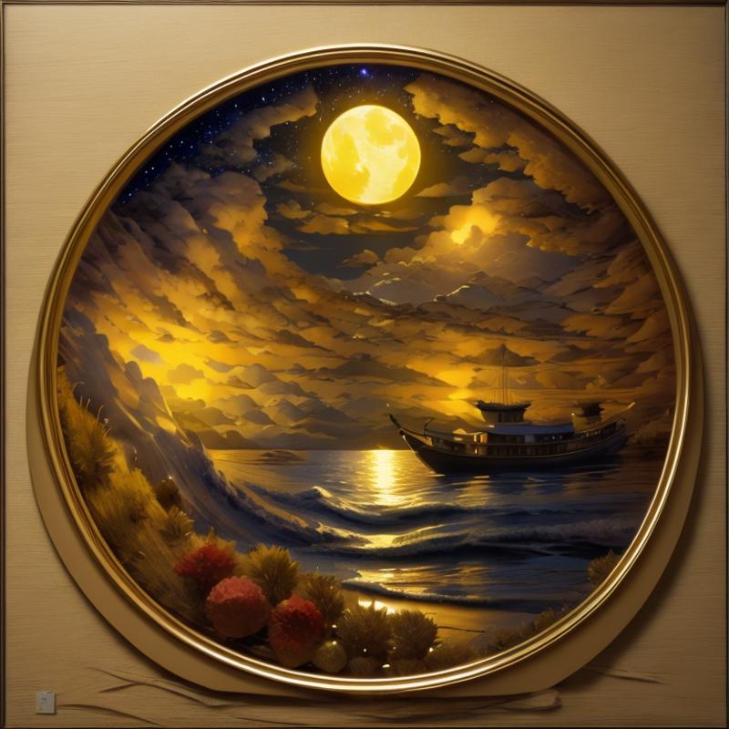 星月小舟（Starry Moon Boat）-HXZ image by HXZ_haixuanzi