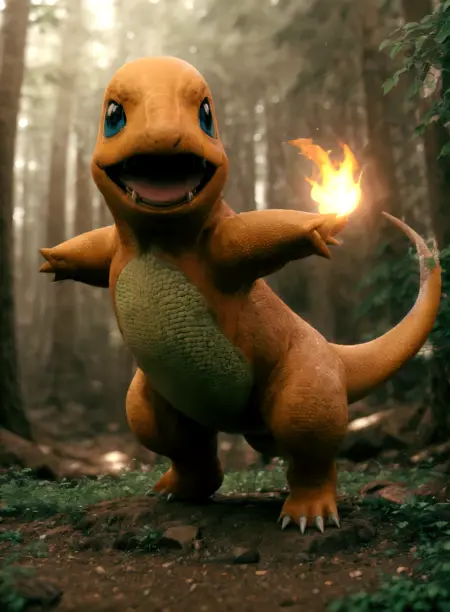 CHARMANDERPOKE - LORA File for realistics charmander from Pokemon