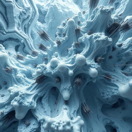 generate a realistic image with endless complexity