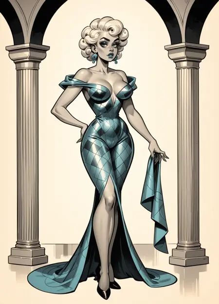 D. DeCarlo Illustration Style PONY XL