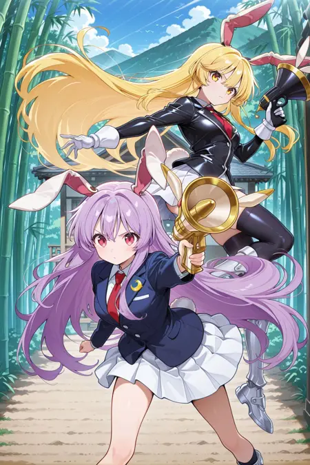 Reisen Udongein Inaba (Touhou Project) & Reisen (Lunatic Space Youkai) - 鈴仙・優曇華院・イナバ (東方)