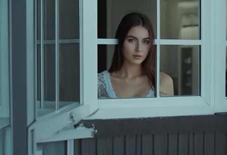 ddartft realistic 1girl solo, nose 24 year old, hair, breasts, eyes, best quality, RAW photo, subject, 8k uhd, high quality, photorealistic, tycoon, Through a window shot <lora:ddartXLrd:0.7>