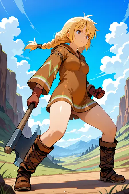 Final Fantasy geomancer(風水士)Costume Illustrious