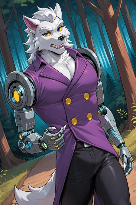 Drago Wolf-Sonic Archie Comics-NoobAi