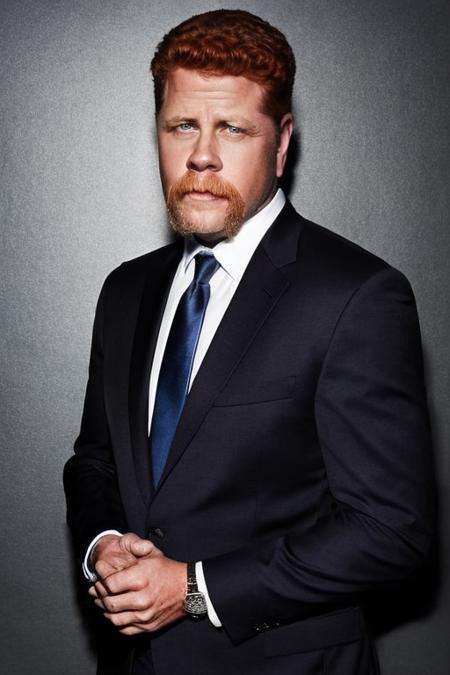 <lora:Michael_Cudlitz_Lora-10:1>, michael cudlitz, beefy, best quality, realistic, wearing suit, natural lighting, office background