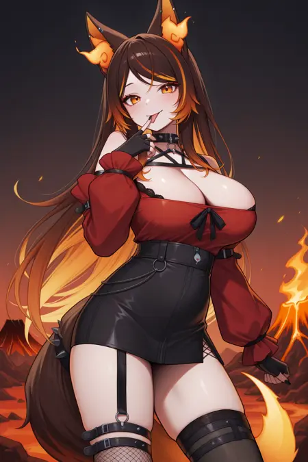 Sinder シンダー | Independant Vtuber | 2 Forms + 3 Outfits [IllustriousXL]