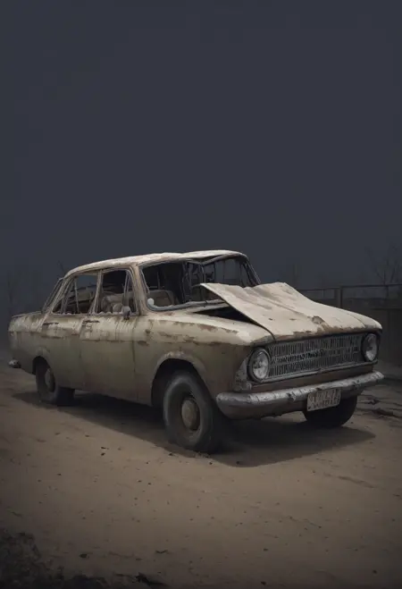 1435 Broken car