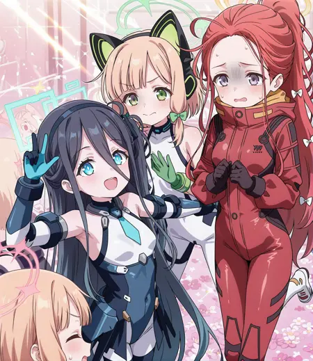 Style/momoi/aris/midori/yuzu/toki/himari [Blue Archive PV]