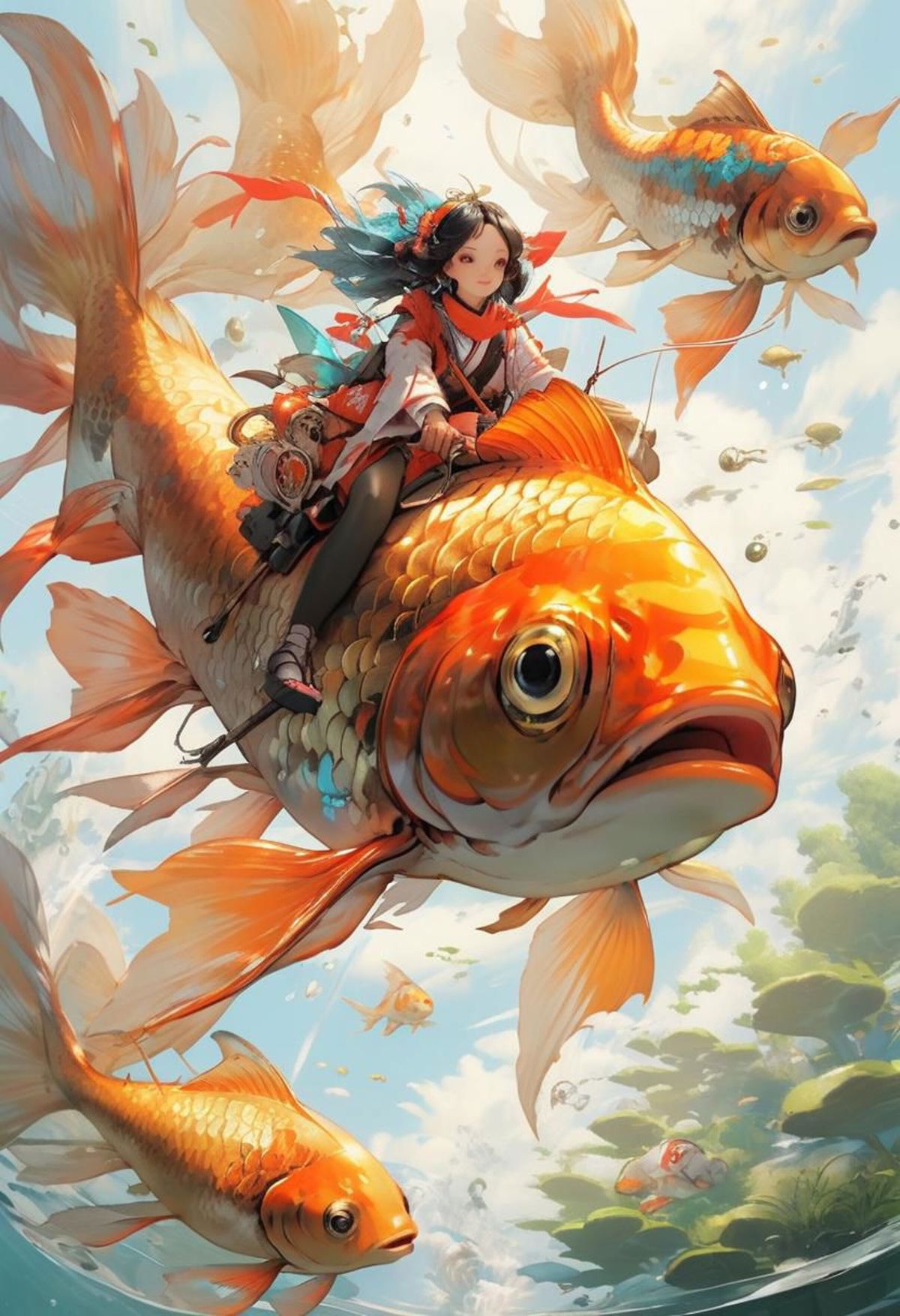 【XL】绪儿-水空两栖大鱼Big fish image by Gametesterbuz