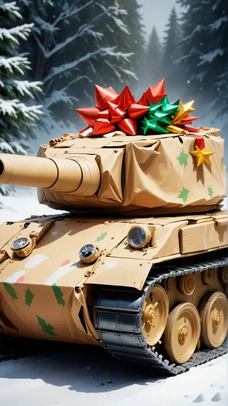 🎁 Wrapped In Christmas Paper Concept [SDXL] 🎁
