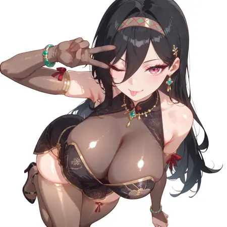 耀嘉音/Astra Yao - 旗袍/Cheongsam - design from KanouSakura(绝区零\Zenless Zone Zero)- Illustrious