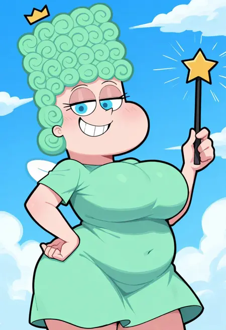 [Pony/Illu] Mama Cosma (The Fairly Odd Parents)