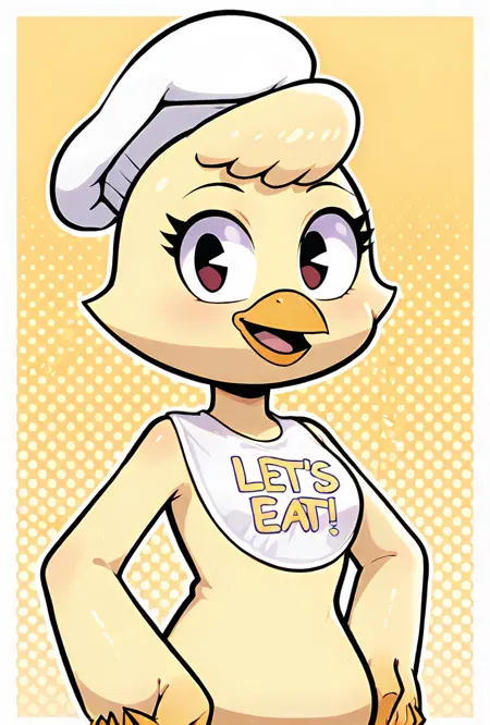 Chica hotdiggedydemon Fazbear and Friends FNAF / Five Nights at Freddy's Noob +1.5+pony+illustrious