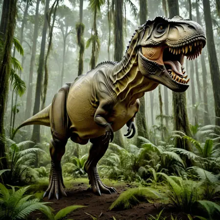 SDXL Simple Dinausaur T-Rex LoRA