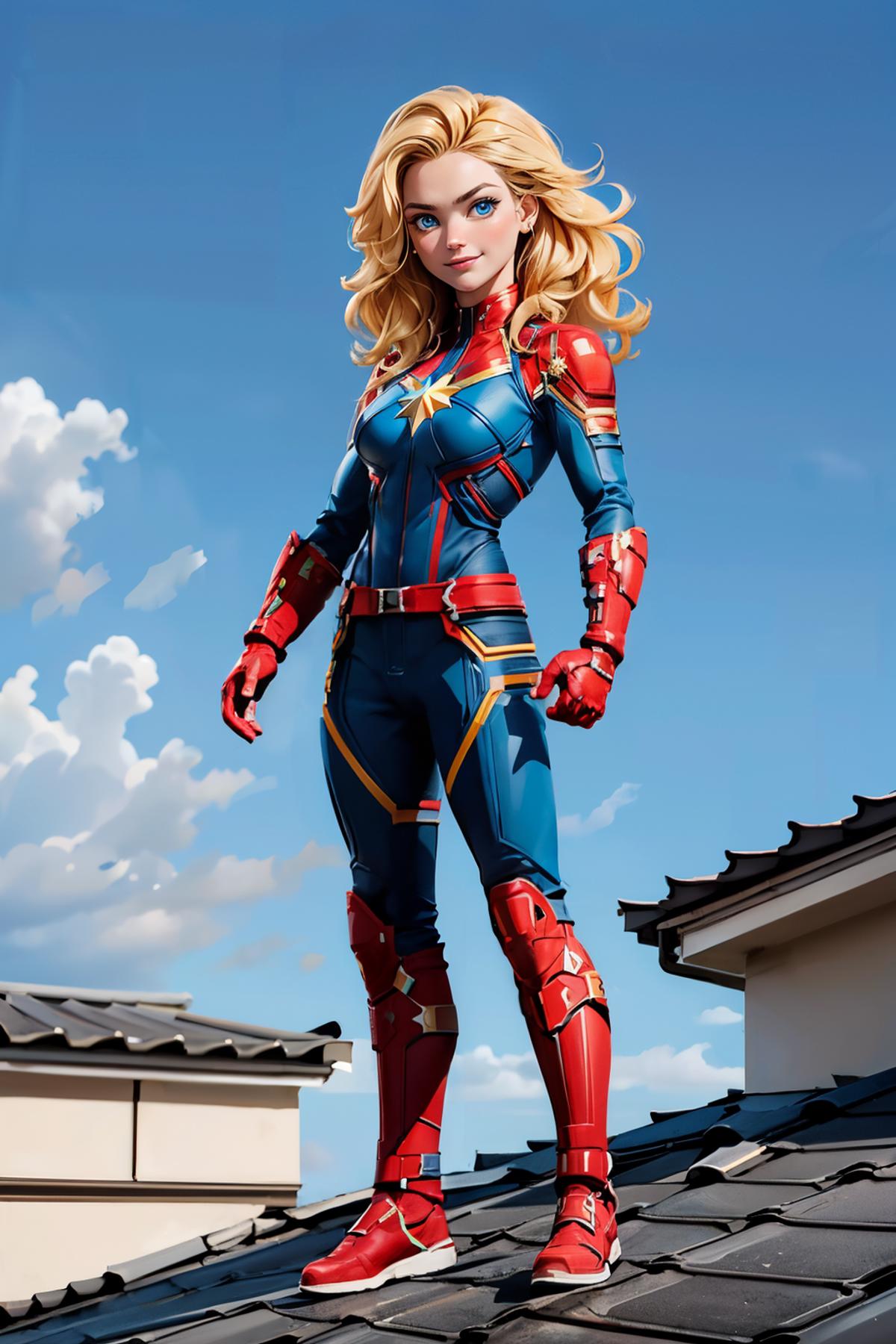 Captain Marvel (Marvel Comics) LoRA image by wikkitikki