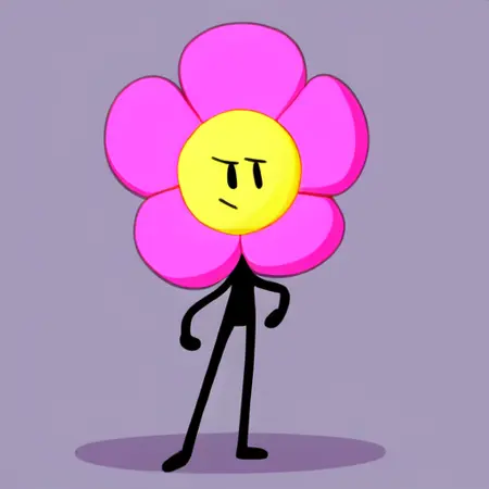 BFDI - Flower (LoHa for Pony Diffusion V4)