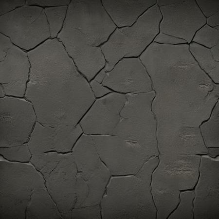 texture, concrete, wall, cracks, black