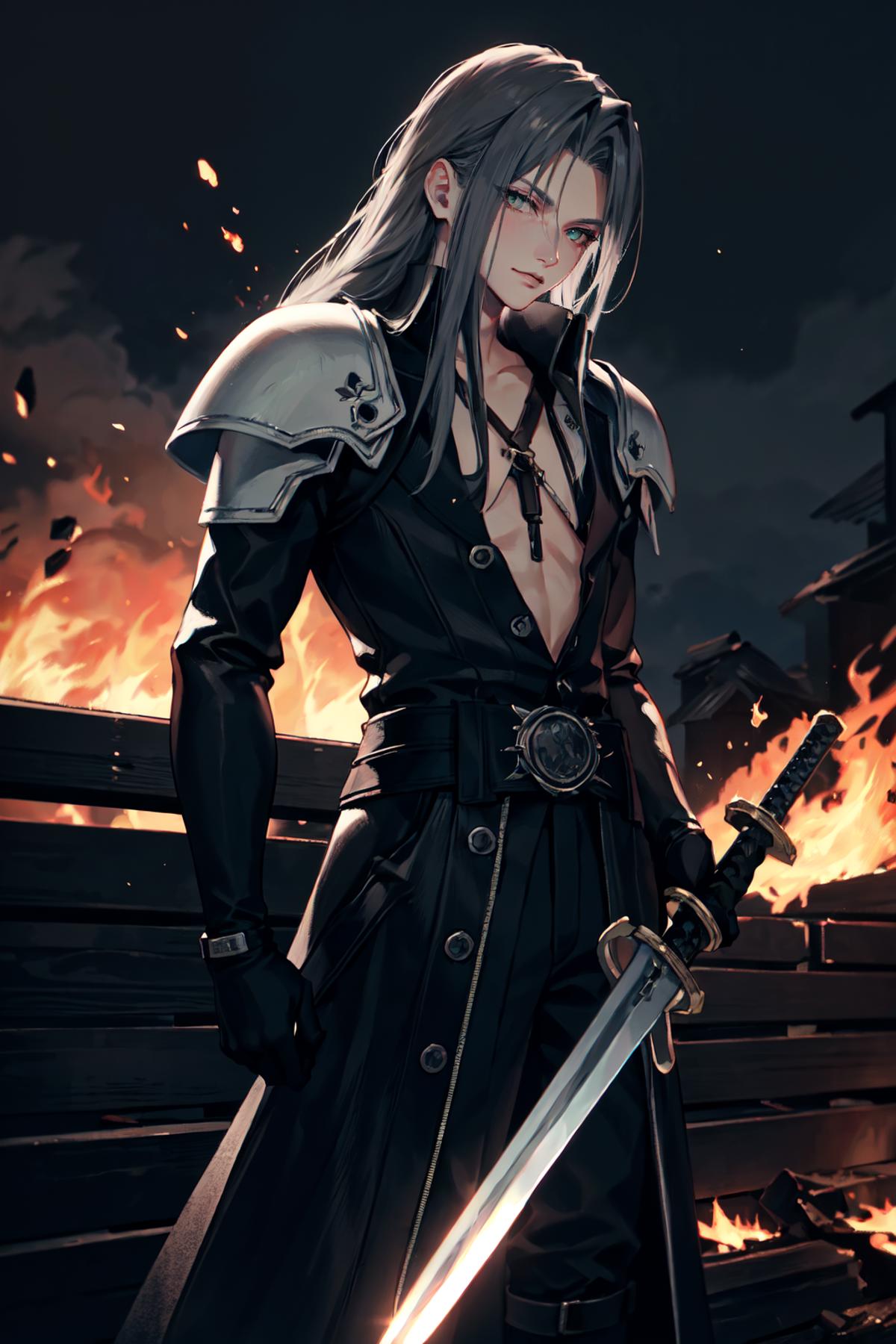 Character - Sephiroth - Final Fantasy VII Remake image by 0_vortex