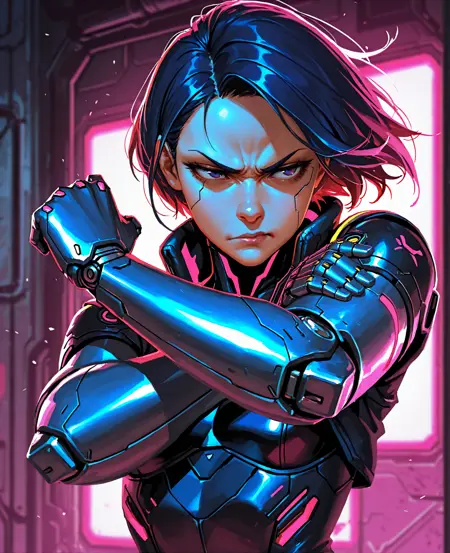 Lineless AI Painting Style - Illustrious