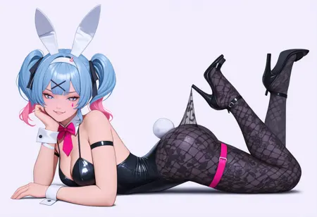 [NoobAI-XL EPS v1.1] Lace Pantyhose Hooked on Heel | Meme