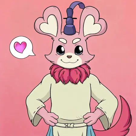 Zukyukyunta/Pinkipoo (Youkai Watch) [IL]