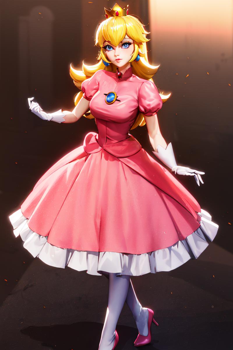 Princess Peach (ピーチ姫) - Super Mario Bros - COMMISSION image by CitronLegacy