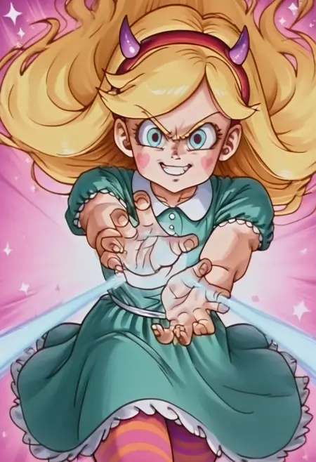 Ultimate-kamehameha Lora (charge and trow) + Ilustrious