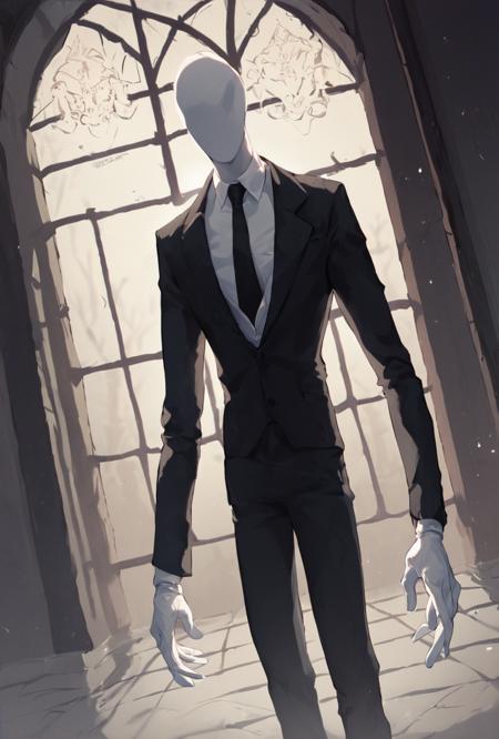 Slenderman creepypasta Pony + 1.5 + illustrious Pony