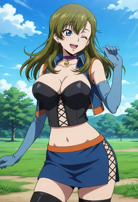 新城 陽子 ( コードギアス：奪還のロゼ ) / Araki Youko ( Code Geass: Roze of the Recapture ) [Illustrious/NoobAI]