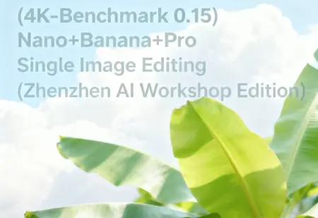 (4K-Benchmark 0.15) Nano+Banana+Pro Single Image Editing (Zhenzhen AI Workshop Edition)