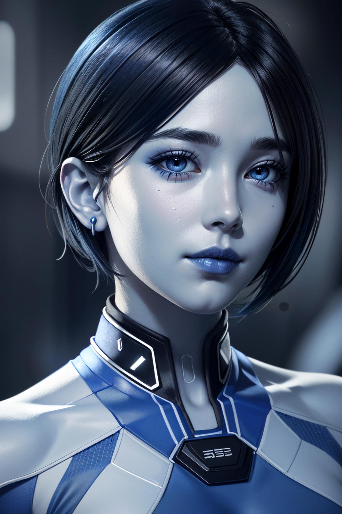Cortana from halo v1 1 stable diffusion lora civitai