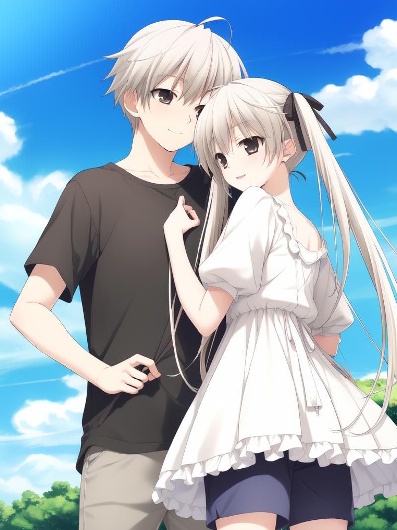 春日野穹＆春日野遥(ヨスガノソラ) kasugano_sora＆kasugano_haruka (yosuganosora) image by luckysan