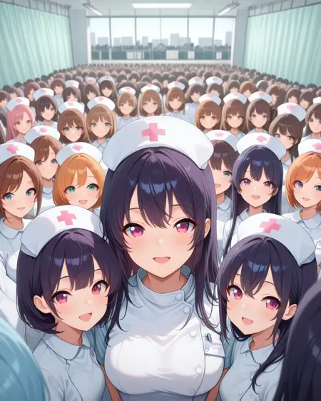 Crowd of Girls