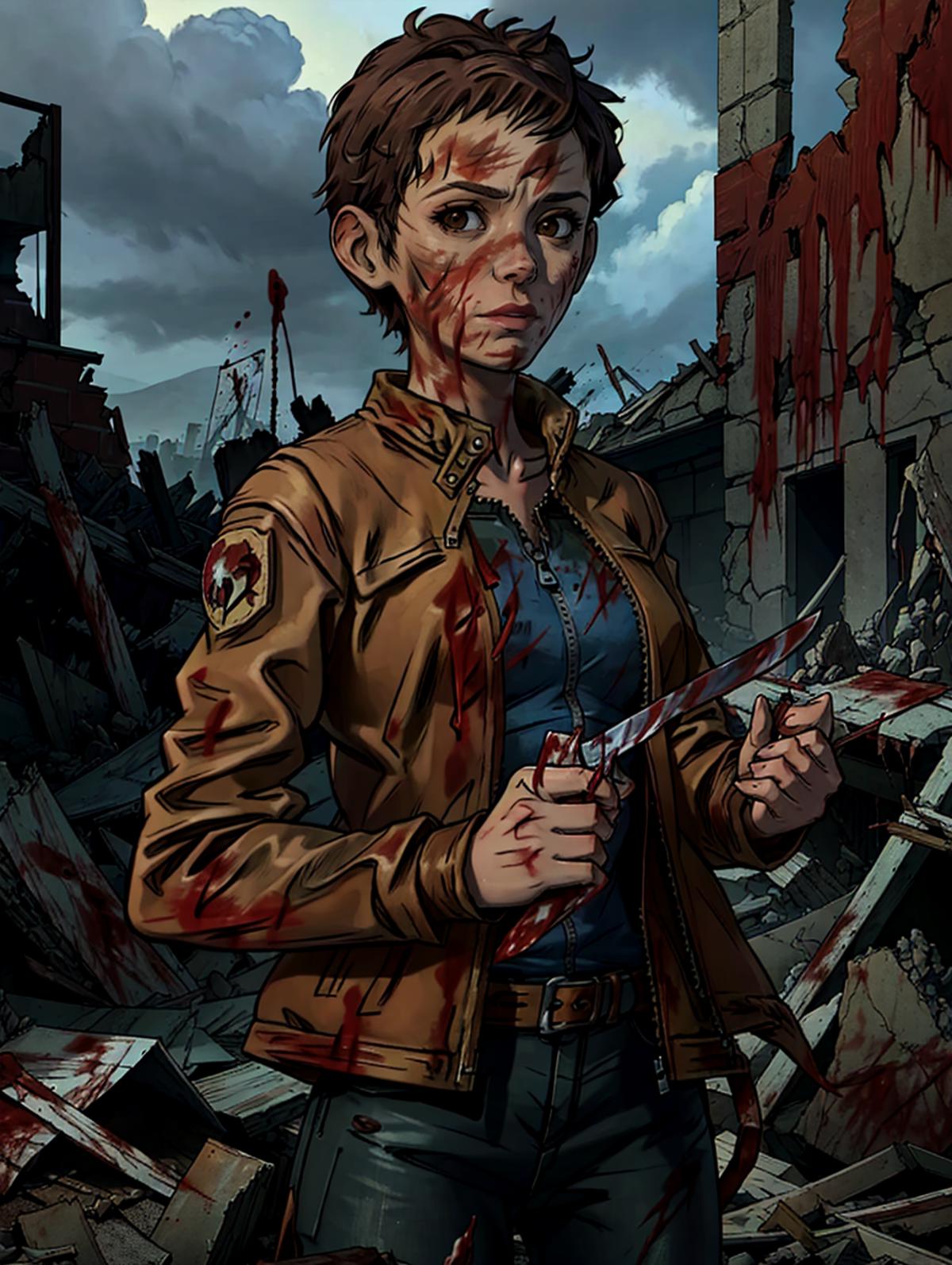 Jane from Telltale's The Walking Dead image by InfernoKun