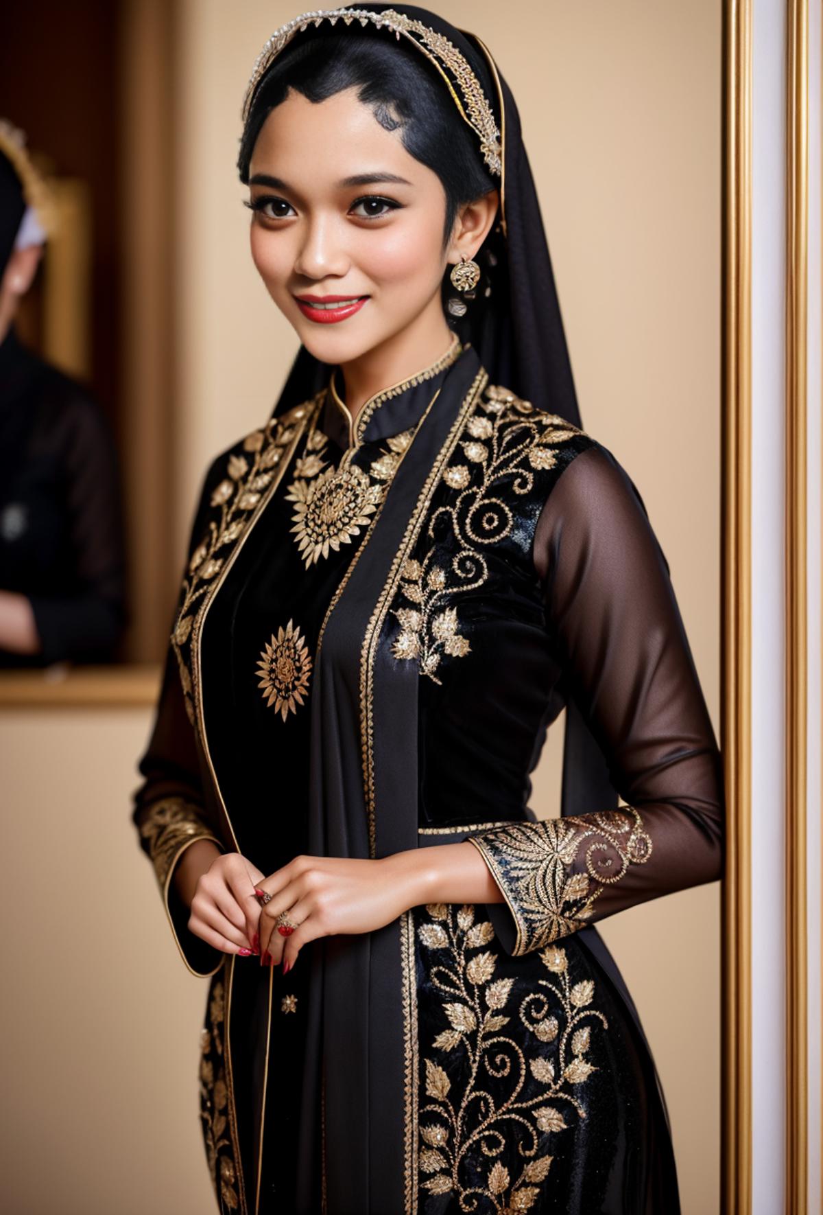 Javanese Traditional Women's Wedding Dress (Indonesia) image by brokolies