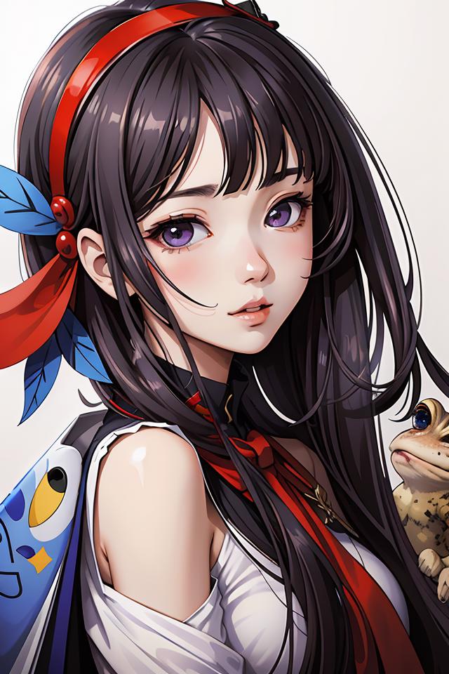 HD wallpaper: anime girl, face view, close-up, red eyes, aqua hair, blue |  Wallpaper Flare