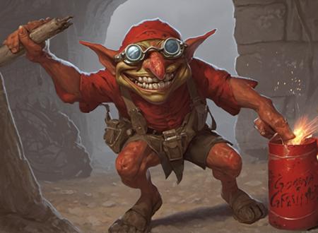 Fantasy Card Art XL - Goblins V1 SDXL