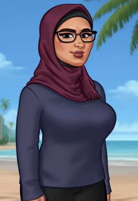 Summertime Saga - Ms. Irfan, Farah (Pony)