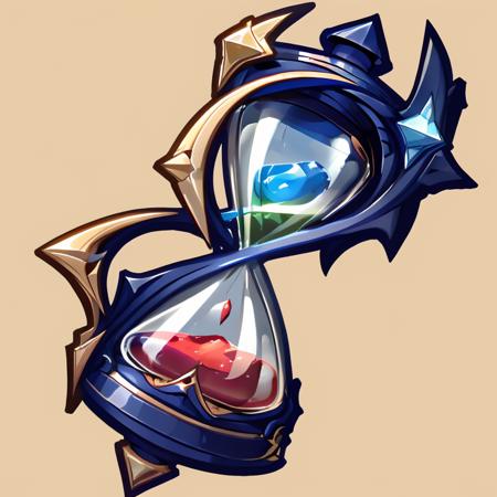 masterpiece, best quality, 
white background, simple background, 
game icon, <lora:yuan_icon_any_03-000008:0.9>, 
hourglass,