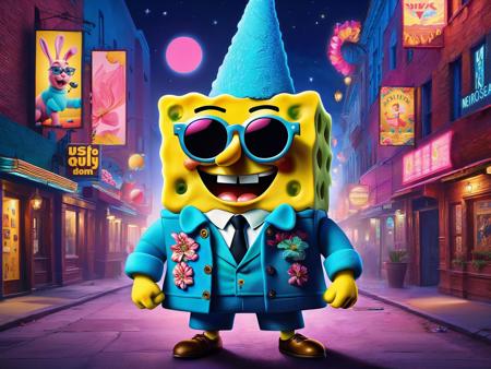 (full body portrait:1.9) pop art,
a stuffed SpongeBob, movie promotional image, inspired by Xia Gui, psychedelic hip-hop, profile picture, stylish coat for a rave, blue ice, profile picture 1024px, goop, gloss, bixbite, zootopia, twitter pfp, voitv, shui mo hua, jimin
3d style, ((best quality)), ((masterpiece)), detailed soft oil painting, detailed background, dramatic cinematic lighting, soft edge lighting, professional, dramatic lighting, hard edge lighting,
ultra quality, 4k,(masteriece, best quality, 8k, ultra highres, highres:1.4), extremely detailed