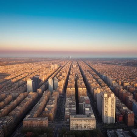 City landscape, skyline, day, sunny