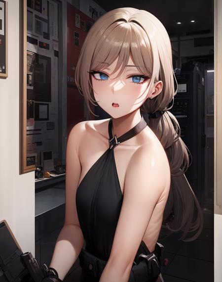 (extremely detailed CG unity 8k wallpaper),(masterpiece), (best quality), (ultra-detailed), (best illustration),(best shadow), (sharp eyeliner, red eyeshadow, detailed eyes:1.1), 
,BREAK
(an94dress:1.2),
 <lora:AN94:1>