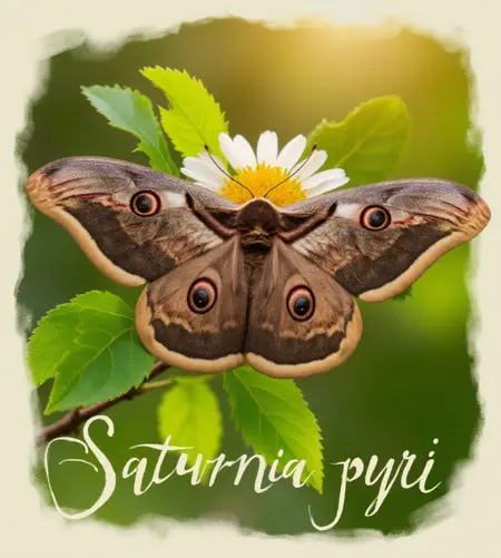 Saturnia pyri (Butterfly)