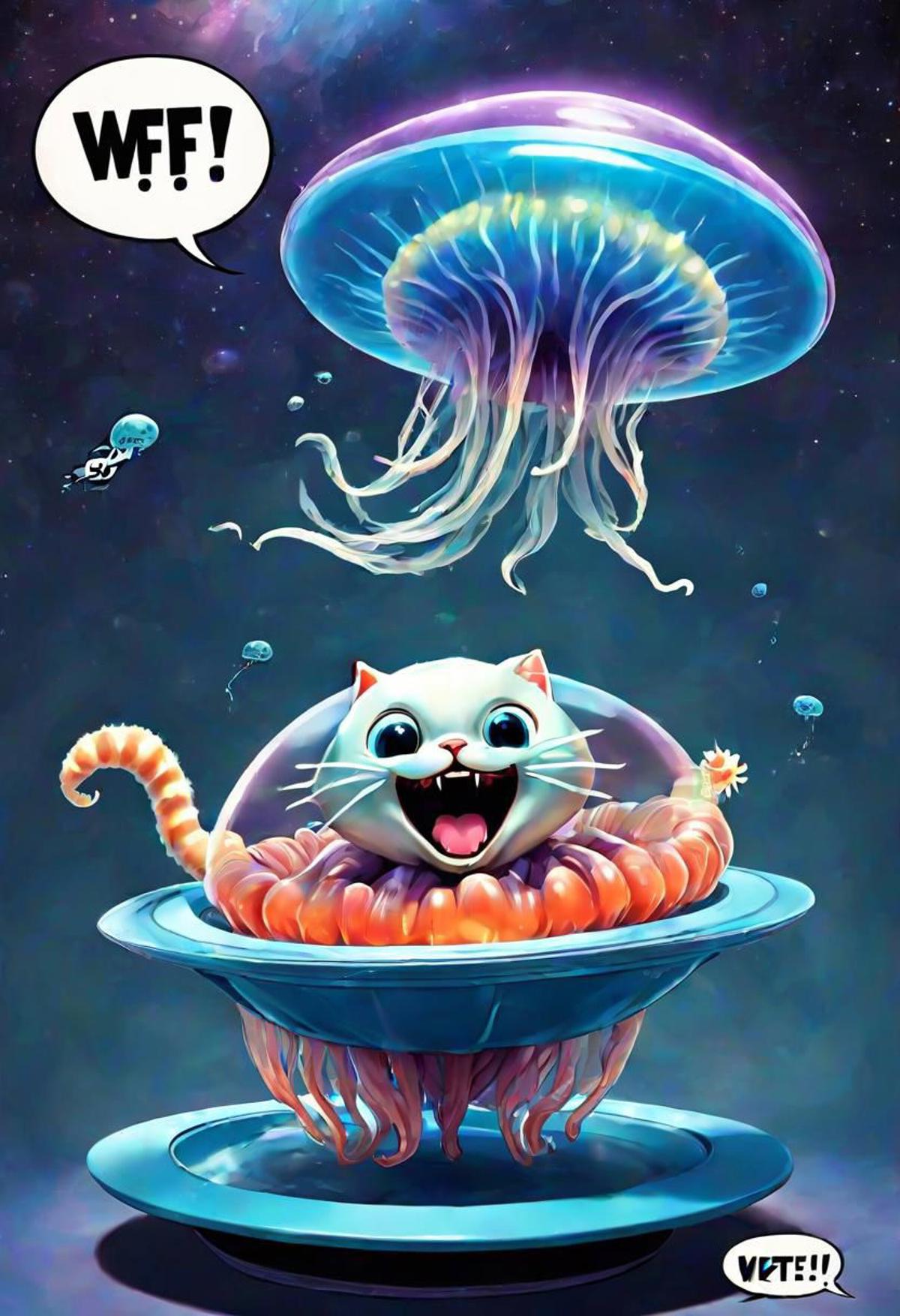 Smiling Jellyfish & Friends - XL Series image by NowhereManGo