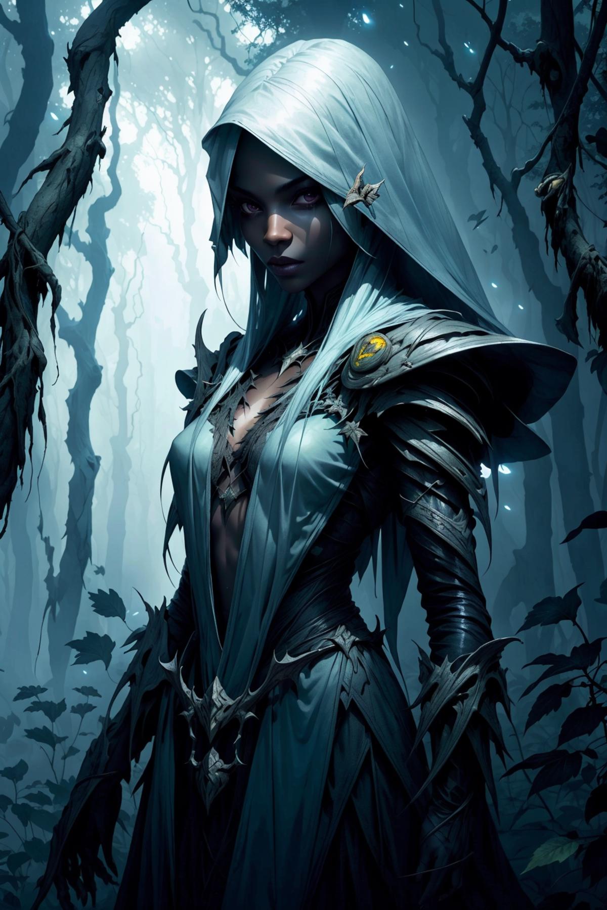 Drow Concept LoRA image by bullseyetroll